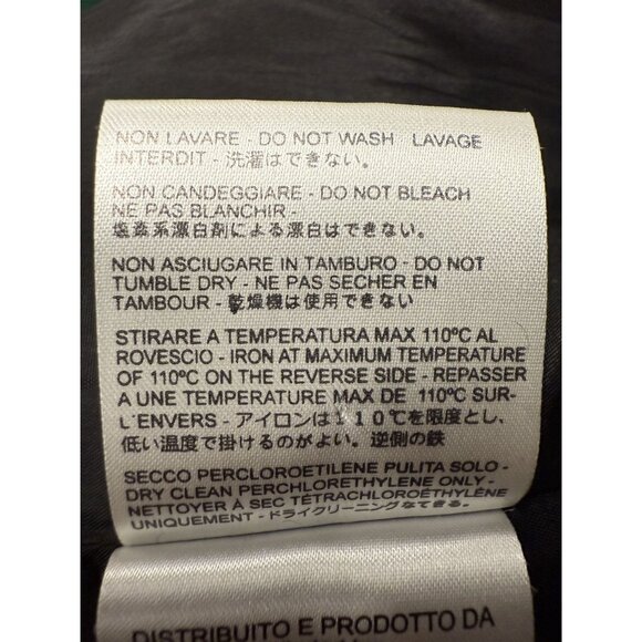 Off-White Black & White Striped Varsity Jacket S Virgin Wool Blend - Picture 5 of 14